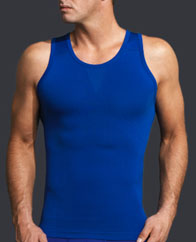 This here is a Spanx for men called a Singlet. Between you and me, I am intriqued. Of all the mancessories, I am happy to see if this item is for me. Now don't tell anyone, but I ordered one. Shhhh.