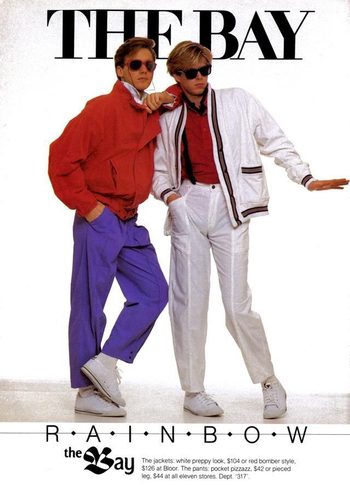 I don't care what The New York Times Style section says about the 80's being back...these 80's style will never see the light of day.