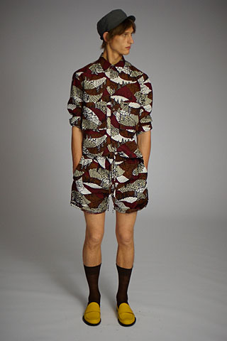 This Marni get up from Milan Manzie Report cmplete with quirky man hat.