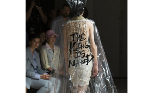 Comme Des Garcons captures the essence of today's Manzie Report. So then, Long Live The Queen who would wear this.