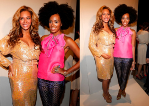 Why on Earth did Beyonce go to this presentation? Solange, I get. But Beyonce?