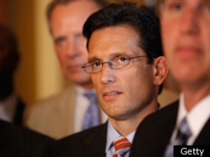 Eric Cantor looks a bit gay if you ask me. Like a  Log Cabin Queen.