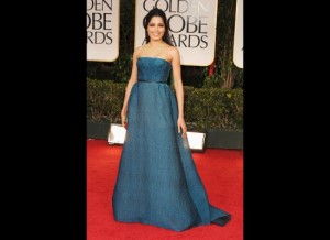 Freida Pinto wnet from the regal beauty to this wide ill fitting arm fat person thing.
