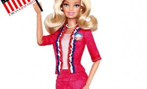 Excuse me, not two minutes after I create the I Mean What Party to Re-Elect Barack Obama...Barbie gets into the act?