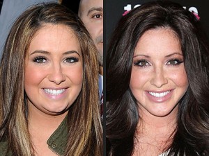 The two faces of Bristol Palin.
