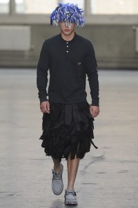 Christopher Shannon takes the man skirt to the next level.