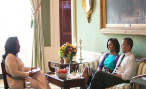 Oprah sits down with Barack & Michelle Obama. The reunion tour.
